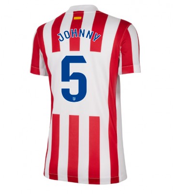 Atletico Madrid Johnny Cardoso #5 Hjemmebanetrøje Dame 2025-26 Kortærmet